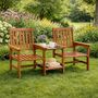 Wooden Companion Bench Set, thumbnail 1 of 5