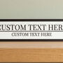 Personalised Small Custom Acrylic Road Wall Sign Plaque, thumbnail 2 of 5
