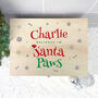 Personalised Santa Paws Pet Christmas Eve Box Five Sizes, thumbnail 3 of 7