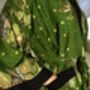 Khaki Batik Kimono Robe, thumbnail 3 of 6