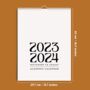 A3 Academic Year Calendar 2023 24 | Simply Neutral, thumbnail 8 of 8