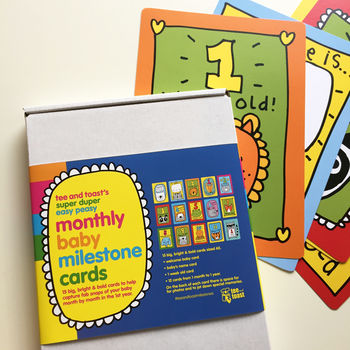 Easy Peasy Monthly Baby Milestone Cards, 2 of 7