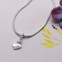 Sterling Silver 'Mummy' Engraved Heart Charm Bracelet, thumbnail 2 of 8