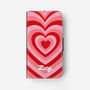 Personalised Leather Heart Design Wallet Flip Case, thumbnail 1 of 9