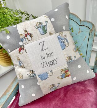 Peter Rabbit© Alphabet Cushion, 3 of 12