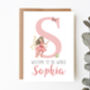 Personalised New Baby Card Fairy, thumbnail 1 of 6