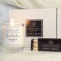 Sympathy Gift Set, Those We Love Don't Go Away Candle, thumbnail 1 of 7