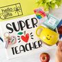 Thank You Teacher Gift – Thoughtful Teacher Gift Box With Mug, Tote And Chocolate, thumbnail 1 of 8
