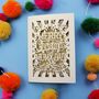 Mum And Dad Papercut Christmas Card, thumbnail 4 of 5