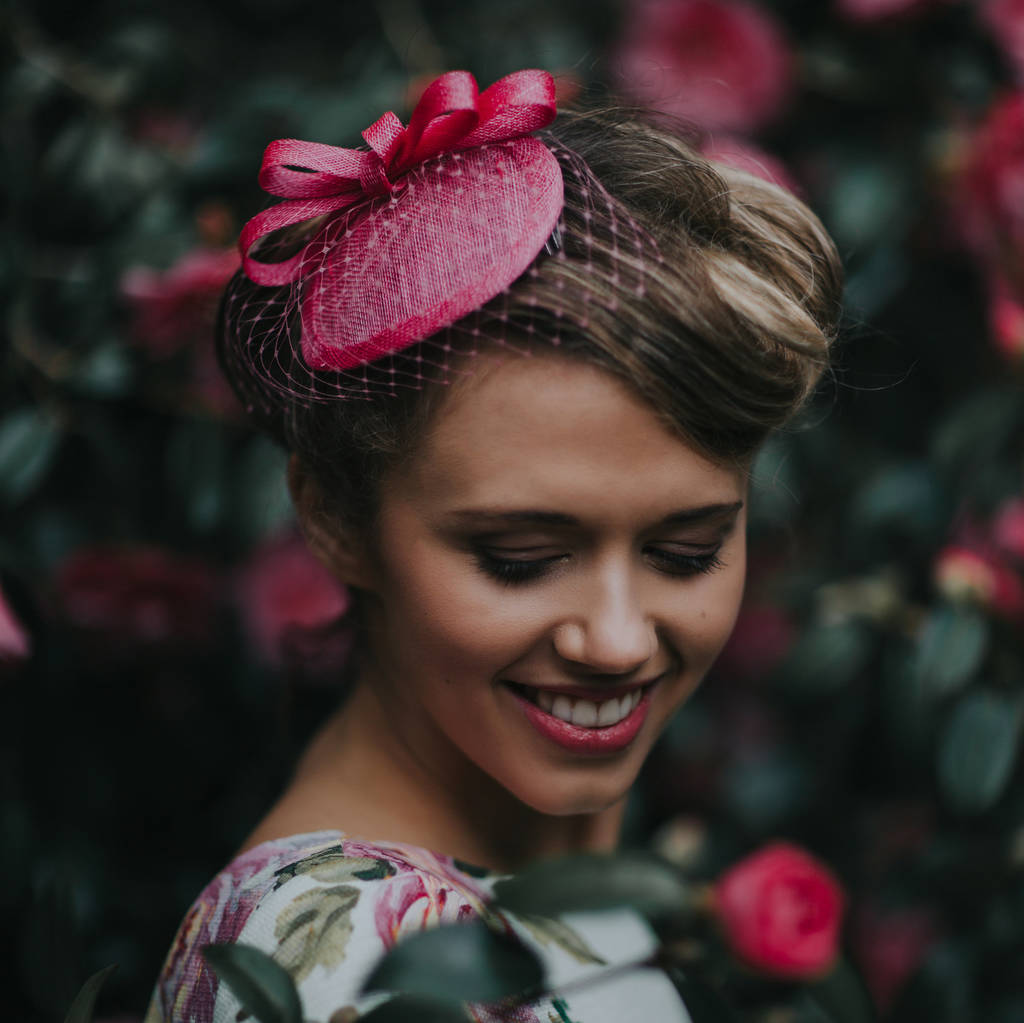 vintage inspired veiled fascinator by holly young millinery ...