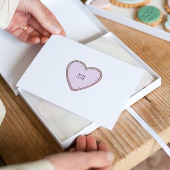 Personalised Get Well Soon Iced Biscuits Box Of 12, 2 of 3