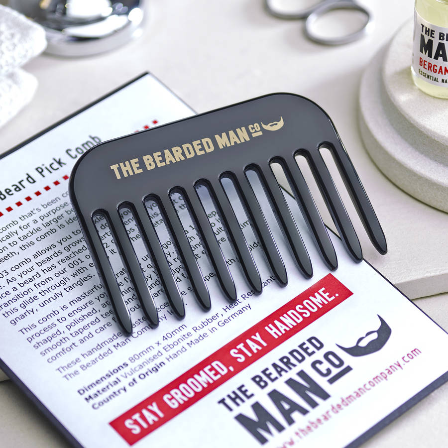 003 – The Bearded Man Company Gents Beard Pick Comb, 1 of 5