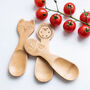 Personalised Fox Bamboo Plate And Cutlery Set, thumbnail 2 of 5