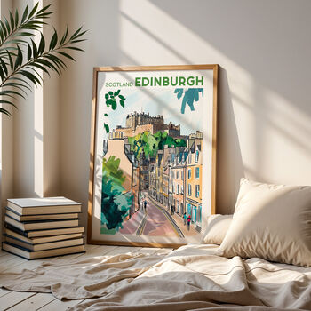 Edinburgh, Scotland Travel Poster, 2 of 8