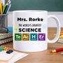 Personalised The World’s Greatest Science Teacher Mug 11oz Glossy White, thumbnail 1 of 2