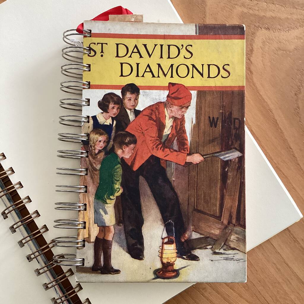 'St David's Diamonds' Upcycled Notebook, 1 of 4