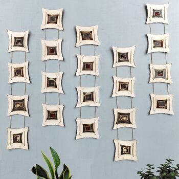 Long Narrow Tiles Decor Geometric Wall Art, 2 of 9