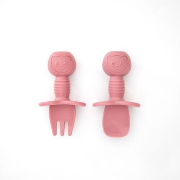 Silicone Baby Cutlery Set, 6 of 8