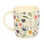Cream Midnight Bloom Print Mug, thumbnail 2 of 2
