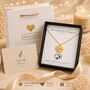 Personalised Engraved Name Necklace Dog Paw Print Design, thumbnail 10 of 11