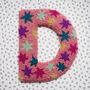 Pink And Multi Colour Star Decorative Letter, thumbnail 2 of 5