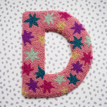 Pink And Multi Colour Star Decorative Letter, 2 of 5