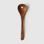 Coconut Wood Slotted Olive Spoon, thumbnail 3 of 4