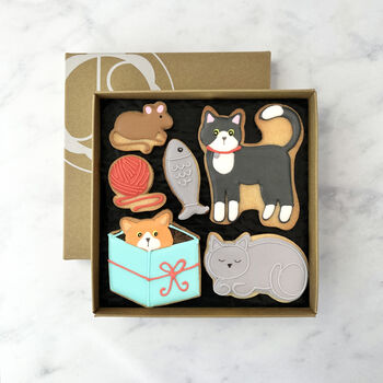 Cat Lover Iced Biscuit Box, 2 of 3