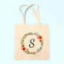 Personalised Autumn Wreath Tote Bag, thumbnail 2 of 6