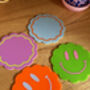 Smiley Reversible Coaster Set, thumbnail 3 of 8