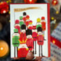 Pack Of Six Christmas Nutcracker Cards, thumbnail 3 of 4
