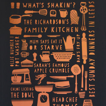 Personalised Copper Cooking Print, 3 of 7