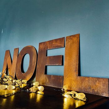 Noel Christmas Mantle Fireplace Wall Decoration Sign, 3 of 6