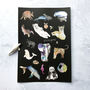 Endangered Animals A4 Foiled Art Print, thumbnail 2 of 3