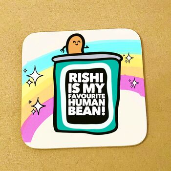 Personalised Human Bean Coaster, 2 of 2