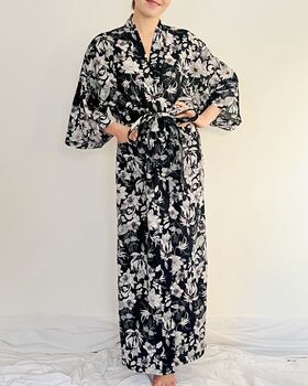 Long Kimono In Aubrey Floral, 2 of 9