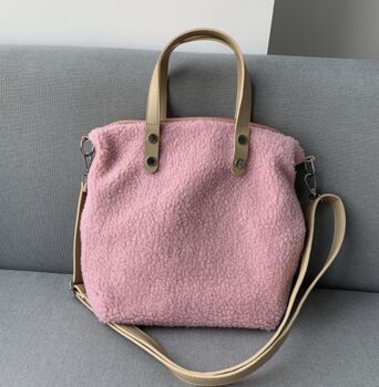 Detachable Fluffy Wool Shoulder And Handbag, 4 of 7