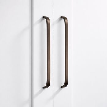 Solid Brass Bronze Cabinet Door Pull Handles For Cupboard Doors And Drawers, 11 of 12