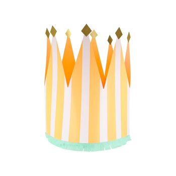 Striped Party Crowns Pack Of Eight, 6 of 10