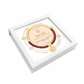 Sacral Chakra Carnelian Bracelet, 6 of 8