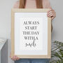 Modern Quote Personalised Print, thumbnail 4 of 6
