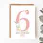Personalised Children's Birthday Card Bubble Tea, thumbnail 3 of 5