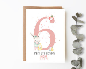 Personalised Children's Birthday Card Bubble Tea, 3 of 5