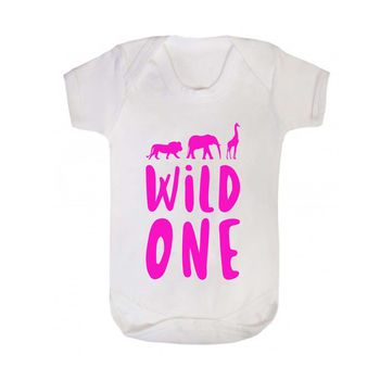 'Wild One' Babies 1st Birthday Tshirt / Baby Vest, 6 of 9