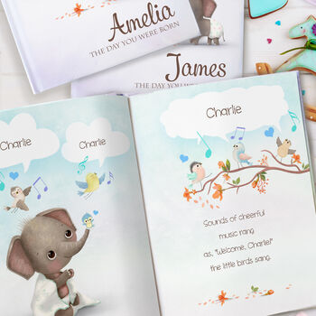 The Personalised 'The Day You Were Born' Keepsake Book, 5 of 12