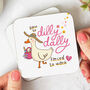 'Born To Dilly Dally' Personalised Mug, thumbnail 3 of 3