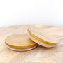 Airtight Bamboo Lids For Upcycling Dessert Pots, thumbnail 6 of 9