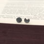 Black Moon Earrings, thumbnail 8 of 12