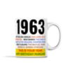 Personalised 60th Birthday Gift Mug Of 1964 Music, thumbnail 5 of 5