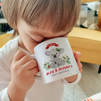 First Christmas Mug Set For Mum And Child, 5 of 6